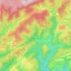 Boisset topographic map, elevation, terrain