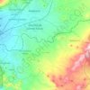 Otumba topographic map, elevation, terrain