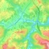 Crab Orchard topographic map, elevation, terrain
