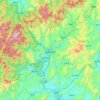 Wuyishan topographic map, elevation, terrain