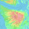 Jefferson County topographic map, elevation, terrain