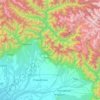 Lower Dibang Valley topographic map, elevation, terrain