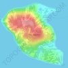 Isla Queullín topographic map, elevation, terrain