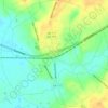 Rhine topographic map, elevation, terrain