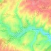 Ergny topographic map, elevation, terrain