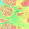 Río Simpson topographic map, elevation, terrain