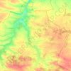 Berezdiv Rural Hromada topographic map, elevation, terrain