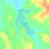 Prague Lake topographic map, elevation, terrain
