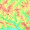Weihmichl topographic map, elevation, terrain