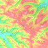 Esperce topographic map, elevation, terrain