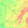 Tennessee River topographic map, elevation, terrain