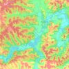 Linton Township topographic map, elevation, terrain