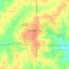 Orange City topographic map, elevation, terrain