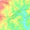London Grove Township topographic map, elevation, terrain