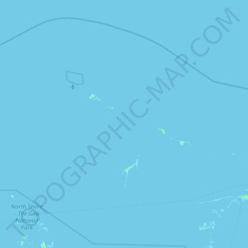 Grand Cay topographic map, elevation, terrain
