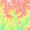 Rio do Peixe topographic map, elevation, terrain