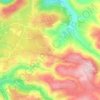 Deir Qanoun En Nahr topographic map, elevation, terrain