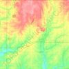 Rock County topographic map, elevation, terrain