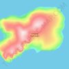остров Рудольфа topographic map, elevation, terrain