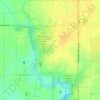 Alleman topographic map, elevation, terrain