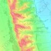 Sénac topographic map, elevation, terrain