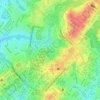 Alvorada topographic map, elevation, terrain