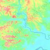 Vitória do Jari topographic map, elevation, terrain