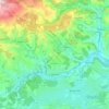 Redange-sur-Attert topographic map, elevation, terrain