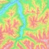 Ziller topographic map, elevation, terrain