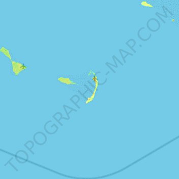 Aranuka topographic map, elevation, terrain