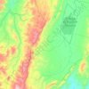Municipio de Rinconada topographic map, elevation, terrain