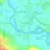 Port Barrington topographic map, elevation, terrain