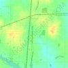 Bluford topographic map, elevation, terrain