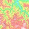 Cutervo topographic map, elevation, terrain