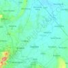 Saguday topographic map, elevation, terrain