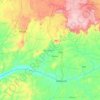 Nasarawa State topographic map, elevation, terrain