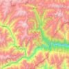 玉麦乡 topographic map, elevation, terrain