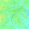 Gastonia topographic map, elevation, terrain