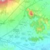 Acajete topographic map, elevation, terrain