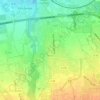 Soues topographic map, elevation, terrain