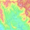 Carranglan topographic map, elevation, terrain