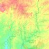 Iseyin topographic map, elevation, terrain