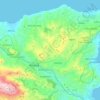 Neapoli Municipal Unit topographic map, elevation, terrain