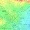 Huerta Norte topographic map, elevation, terrain