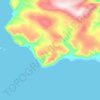 Grise Fiord topographic map, elevation, terrain
