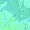 Northwest River topographic map, elevation, terrain