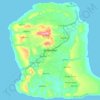 Kisar Island topographic map, elevation, terrain