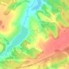 Barlak topographic map, elevation, terrain