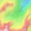 Lago del Sorapíss topographic map, elevation, terrain