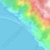 Stinson Beach topographic map, elevation, terrain